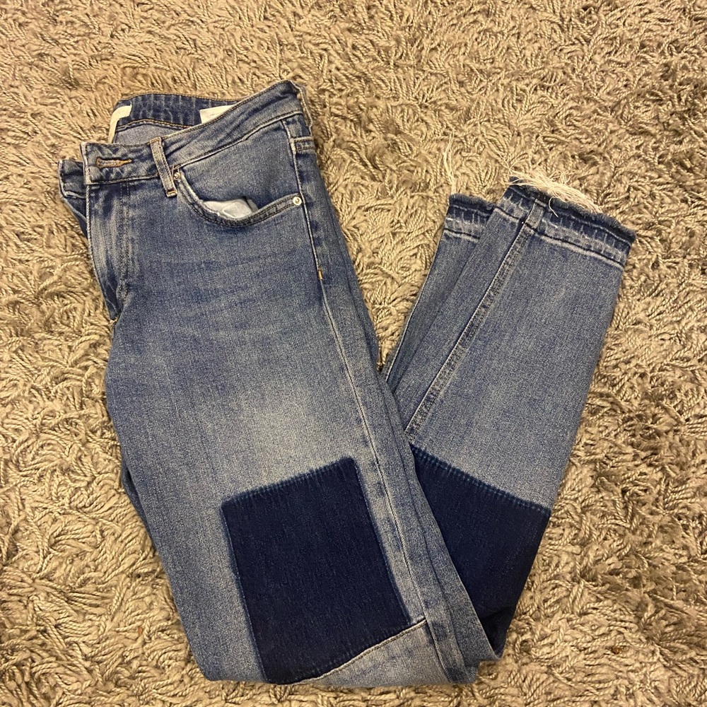 Patchy Skinny Jeans